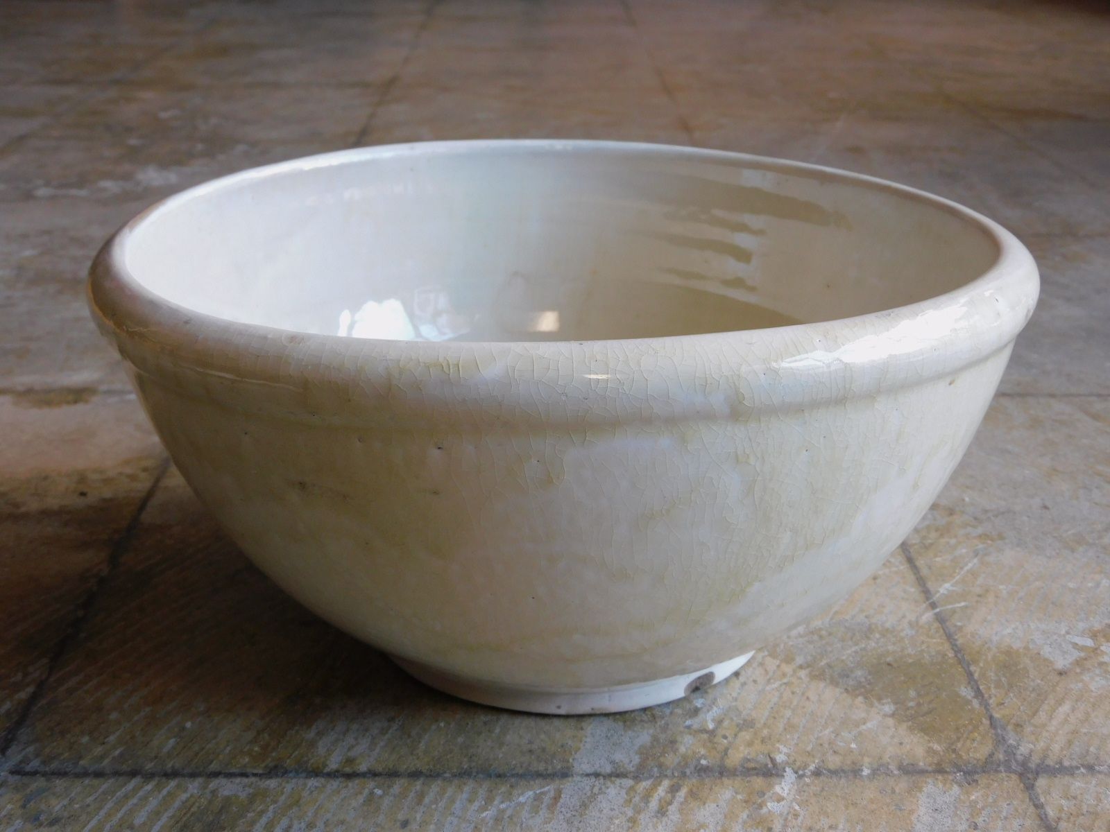 東北民窯- 平清水焼 ちいさなまっしろな水鉢 HK-a-05721 / 古道具 山形