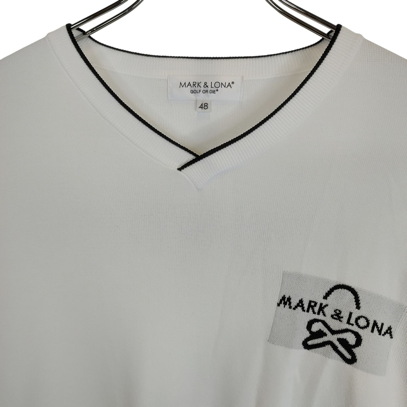 MARK&LONA マークアンドロナ ゴルフ 25SS Option Viscose V-Neck
