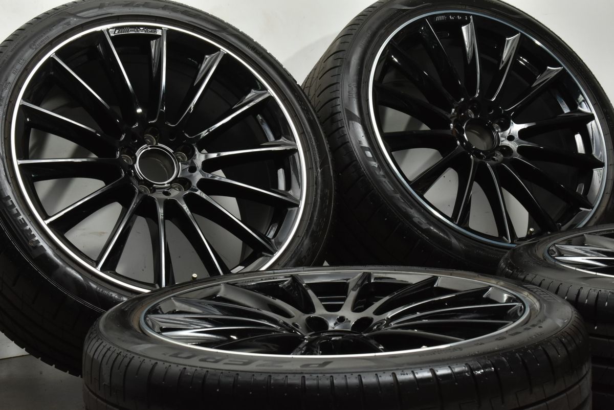 新車外し品 車 メルセデスベンツ W 223 Sクラス ナイトエディション 20 in 9 J 10 PCD 112 ピレリ P ZERO MOS バリ溝