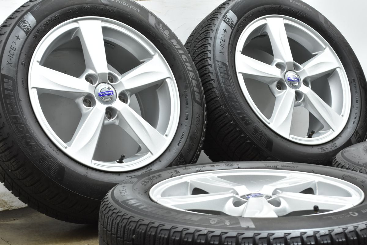 ボルボ V 40 16 in 7 J 50 PCD 108 ミシュラン X ICE 3 205 60 R 品番 S 流用 ノーマル戻し