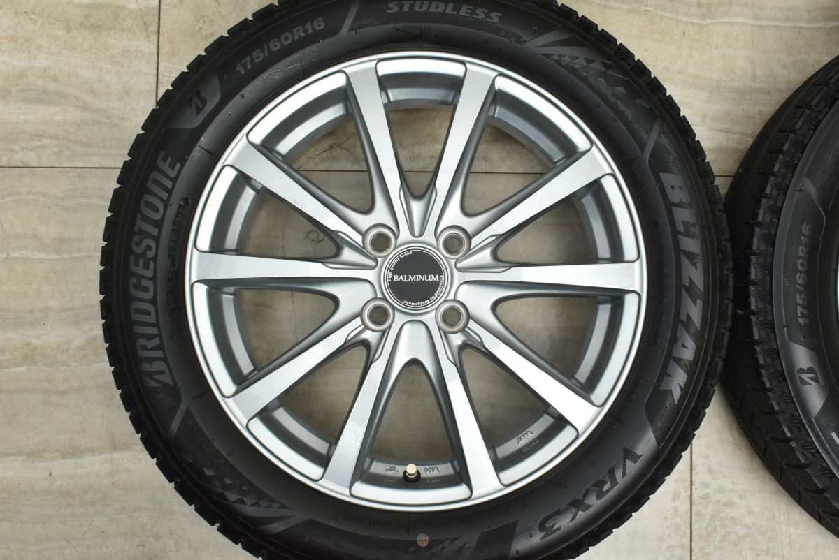 2024年製 バリ溝 VRX3付 美品】バルミナ 16in 5J +40 PCD100