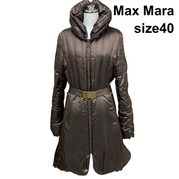 □ マックスマーラ Max Mara ダウンコート 長袖 ハイカラー ダブル