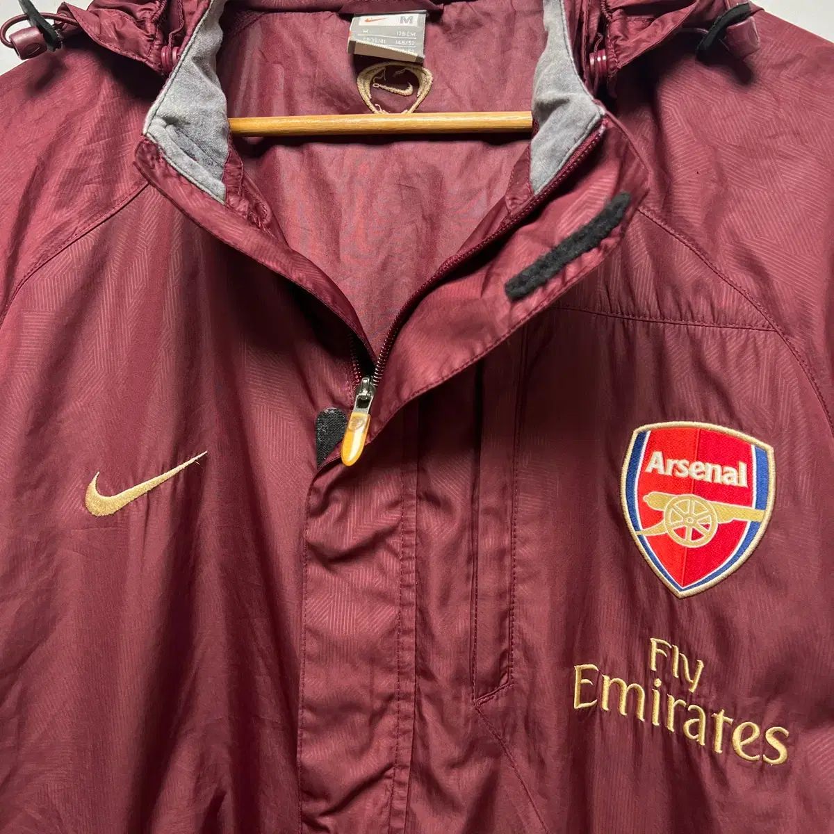  L NIKE アーセナル 07-08 トレーナー バーガンディ スクール ウィンドブレーカー その他 ウェア
