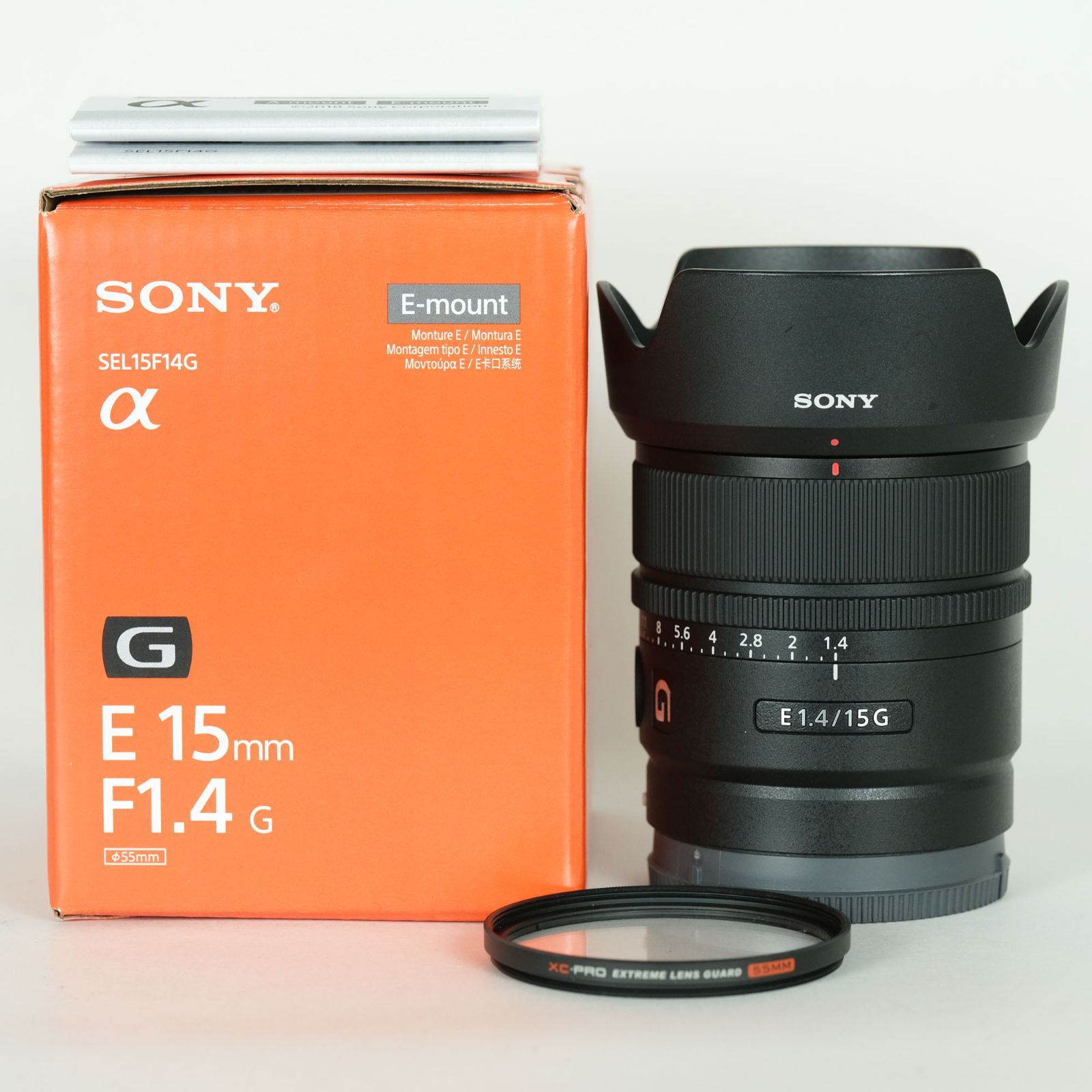 美品 | フィルター付｜注意事項あり] SONY E 15mm F1.4 G SEL15F14G