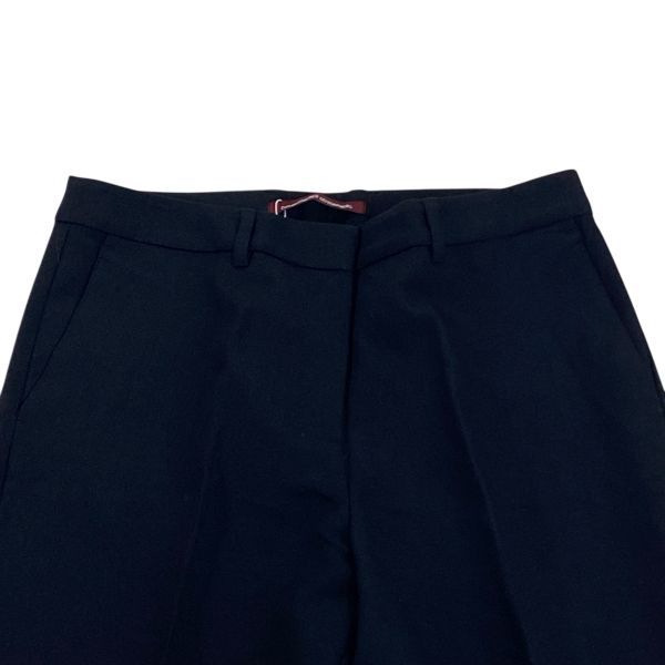 コントワーデコトニエ Comptoir des cotonniers テーパードパンツ スラックス 黒 ウール100％ L 11号 レディース S 5 Y 343