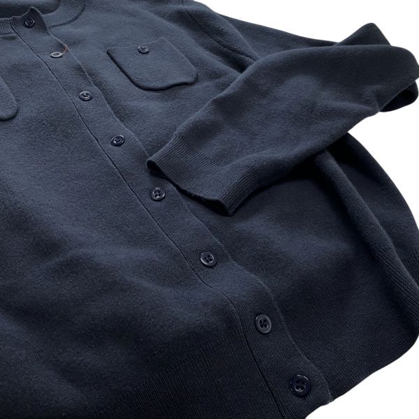 ◇ キャバン CABaN クルーネックカーディガン 長袖 スムース編み