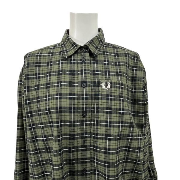 FRED PERRY チェック柄　ワンピース FRED PERRY（フレッドペリー） チェック シャツ ワンピース レディース