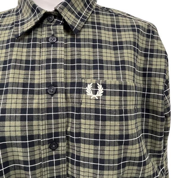 FRED PERRY チェック柄　ワンピース FRED PERRY（フレッドペリー） チェック シャツ ワンピース レディース