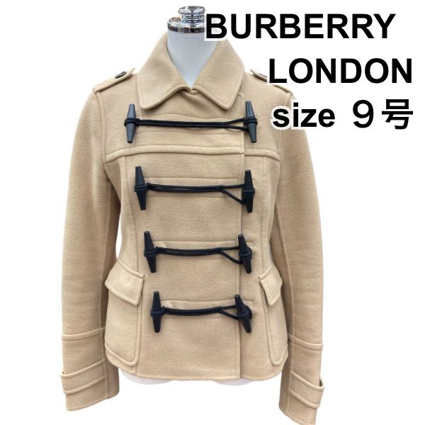 希少✨BURBERRY ナポレオンショートトレンチ 銀ボタン ホースロゴ L □ バーバリーロンドン BURBERRY ショートコート ナポレオンジャケット