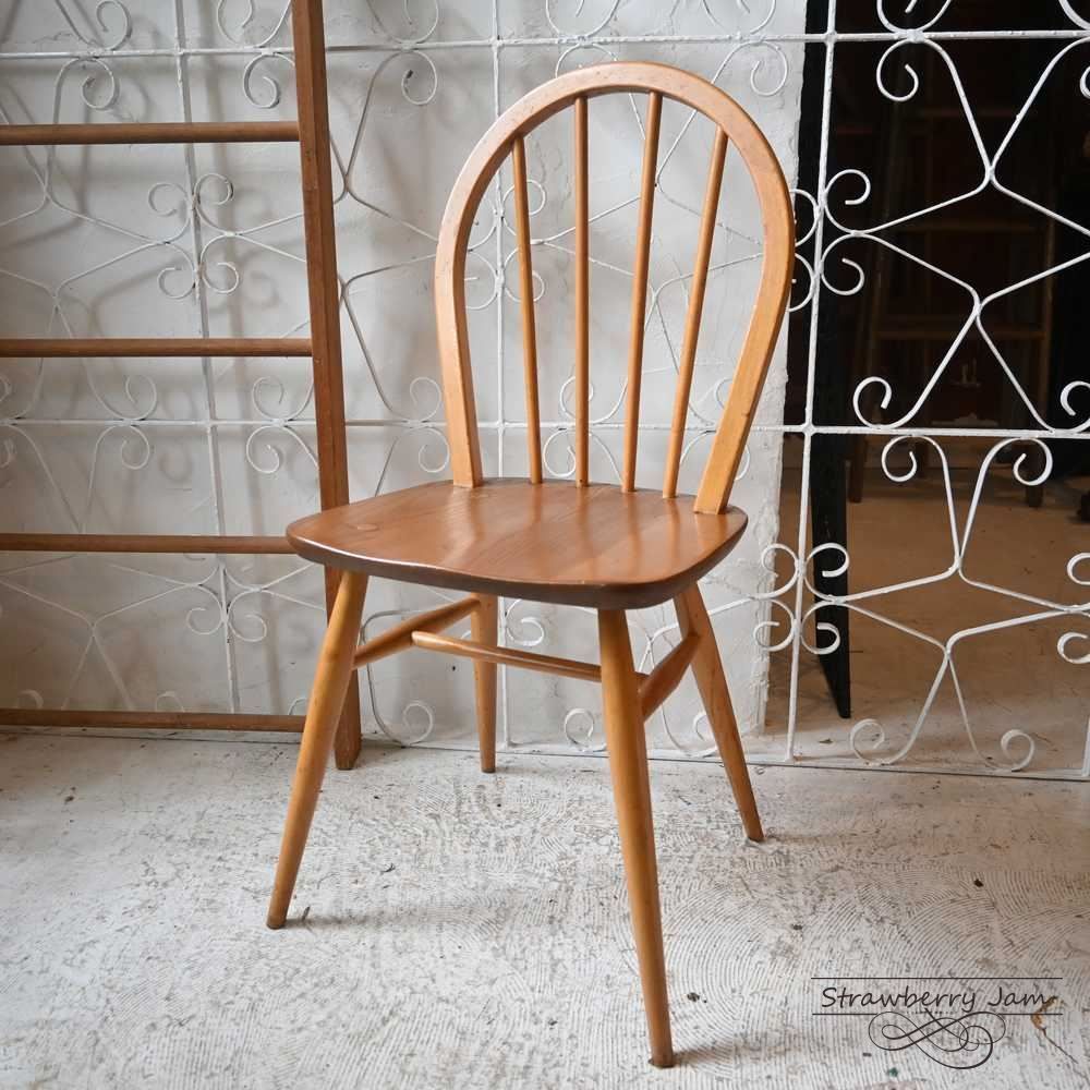 L3705-243-3 英国ヴィンテージ ERCOL アーコールチェア フープバック