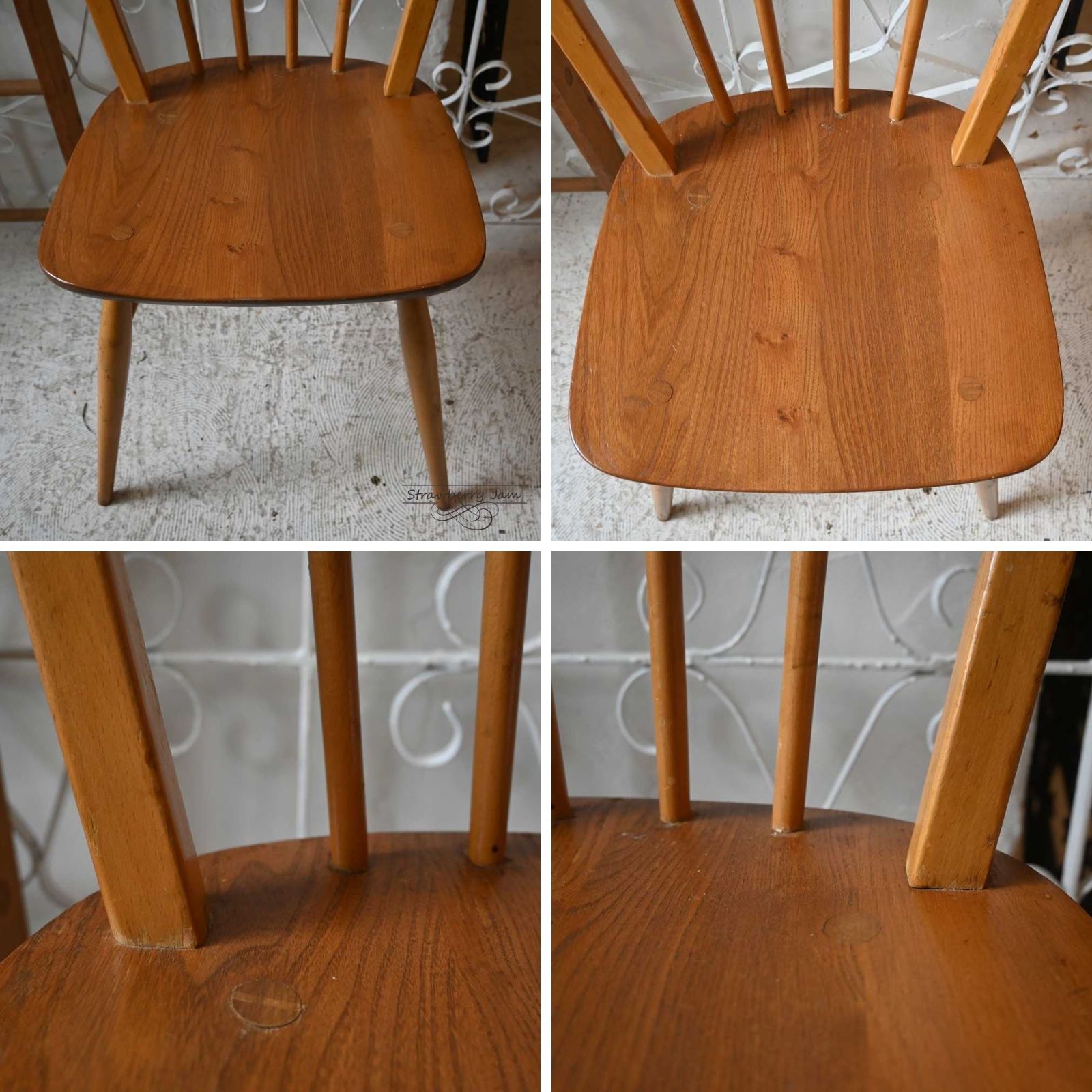 L3705-243-3 英国ヴィンテージ ERCOL アーコールチェア フープバック