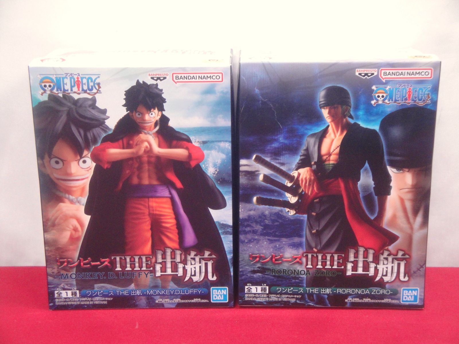 未開封品】ワンピース THE 出航 ルフィ ゾロ サンジ ロー ナミ ロビン
