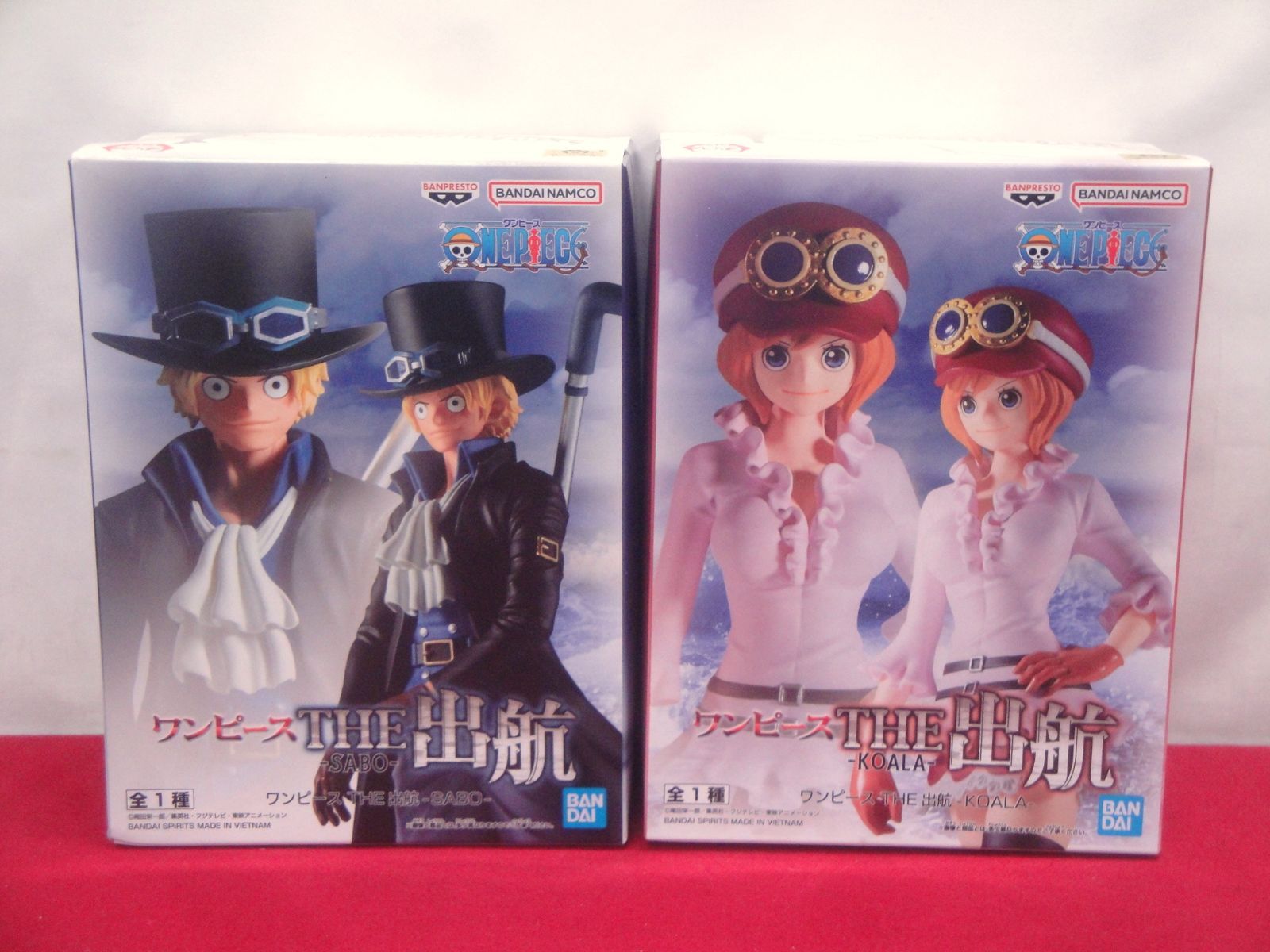 未開封品】ワンピース THE 出航 ルフィ ゾロ サンジ ロー ナミ ロビン