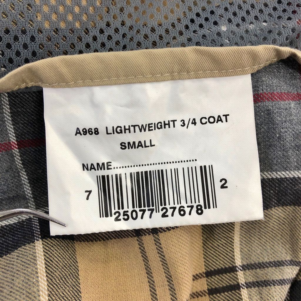 Barbour バブアー LIGHTWEIGHT 3/4 COAT ステンカラーコート ベージュ