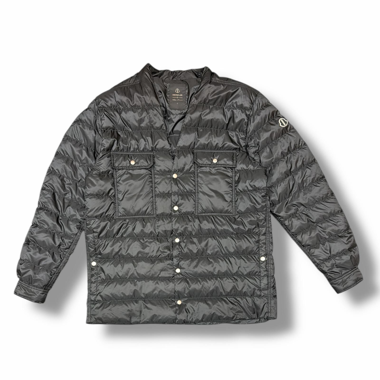 国内正規 Rick Owens × MONCLER Vネックダウンジャケット コラボ