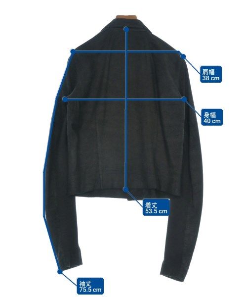  Rick Owens ライダース レディース 古着 その他 レザージャケット ライダース