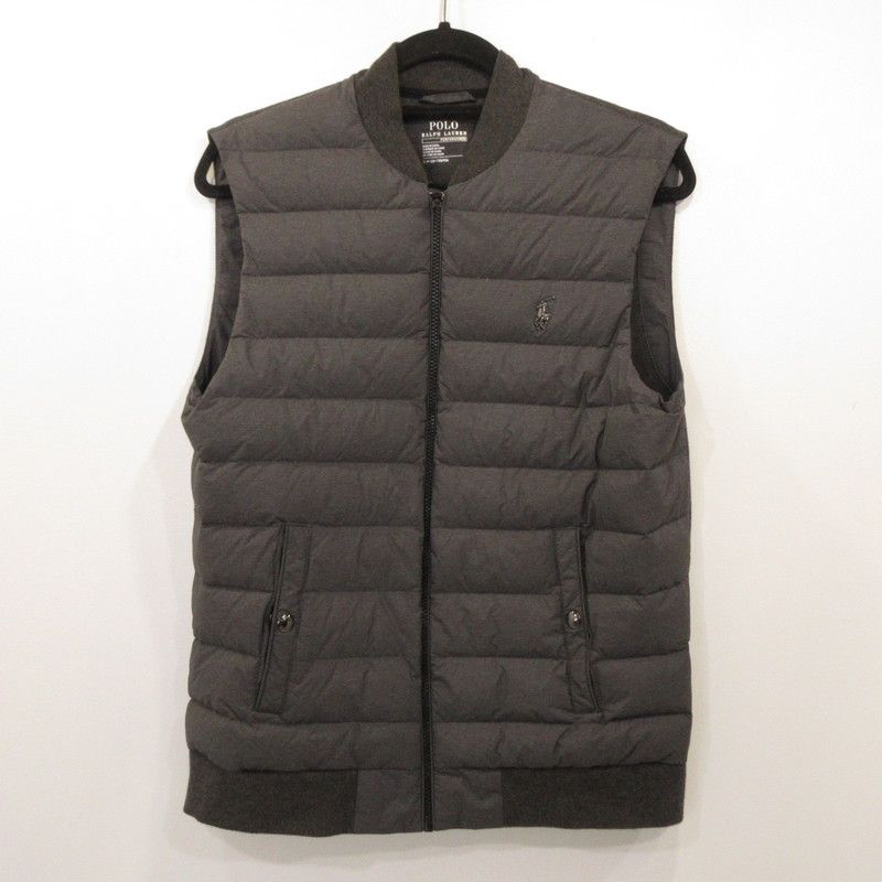 POLO RALPH LAUREN ポロ ラルフローレン ダウンベスト グレー サイズ S 93