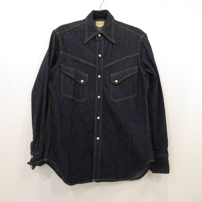 WARE HOUSE ウェアハウス ウエアハウス その他トップス LONG HORN TYPE DENIM WESTERN SHIRTS Lot 3001 ネイビー サイズ 38 101