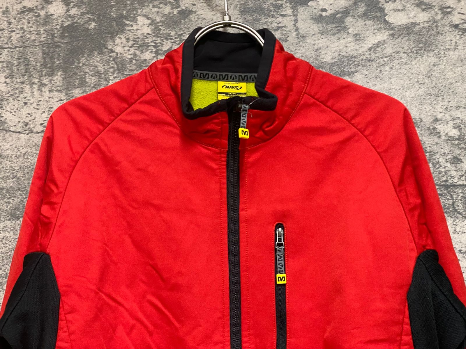 JS442 マヴィック MAVIC 長袖 サイクルジャケット 赤 L 裏起毛 - メルカリ