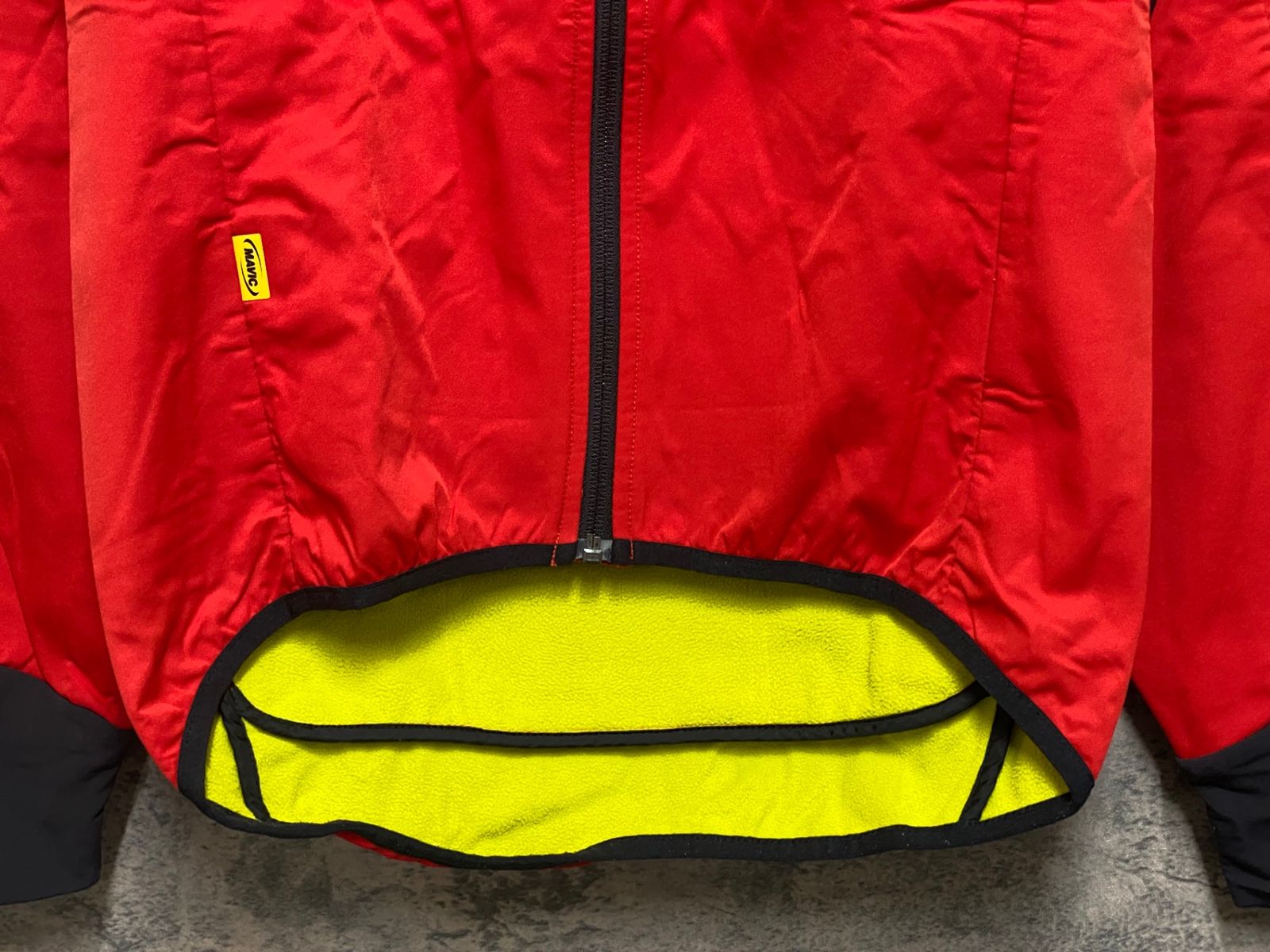 JS442 マヴィック MAVIC 長袖 サイクルジャケット 赤 L 裏起毛 - メルカリ