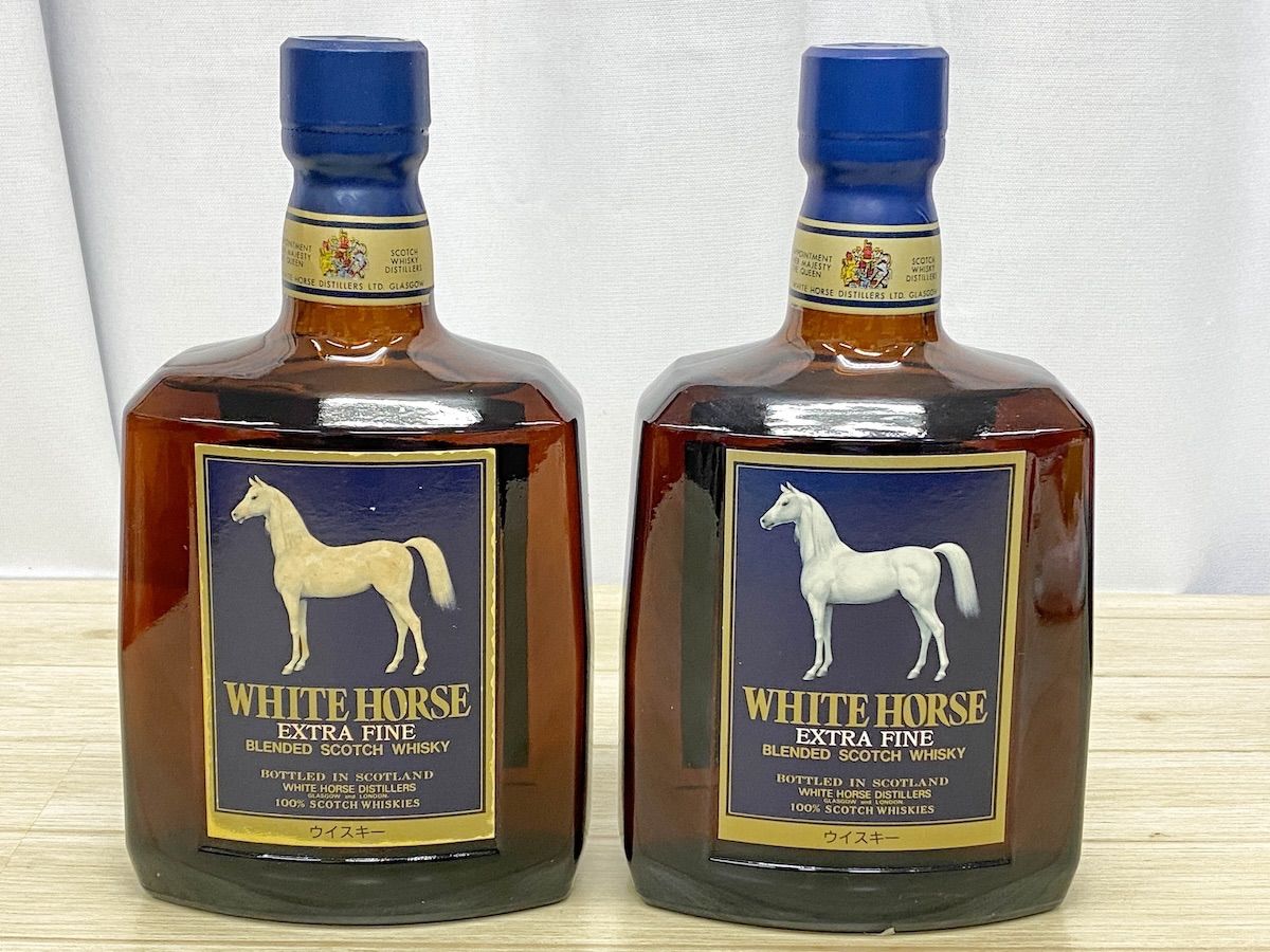 YW068】未開栓 ウイスキー 2本セット ホワイトホース エクストラ