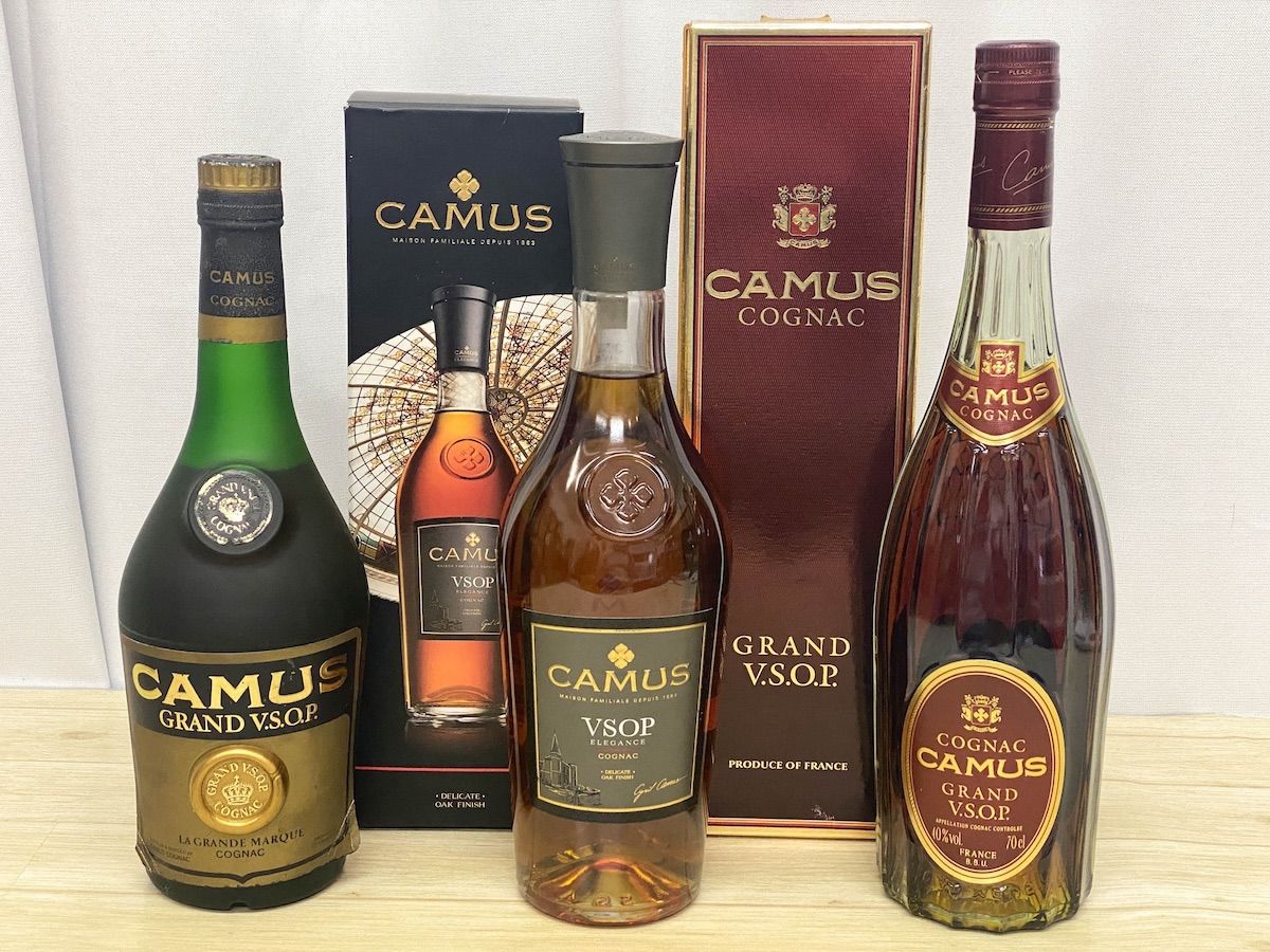 YB073】未開栓 ブランデー 3本セット カミュ CAMUS VSOP 700ml 40度