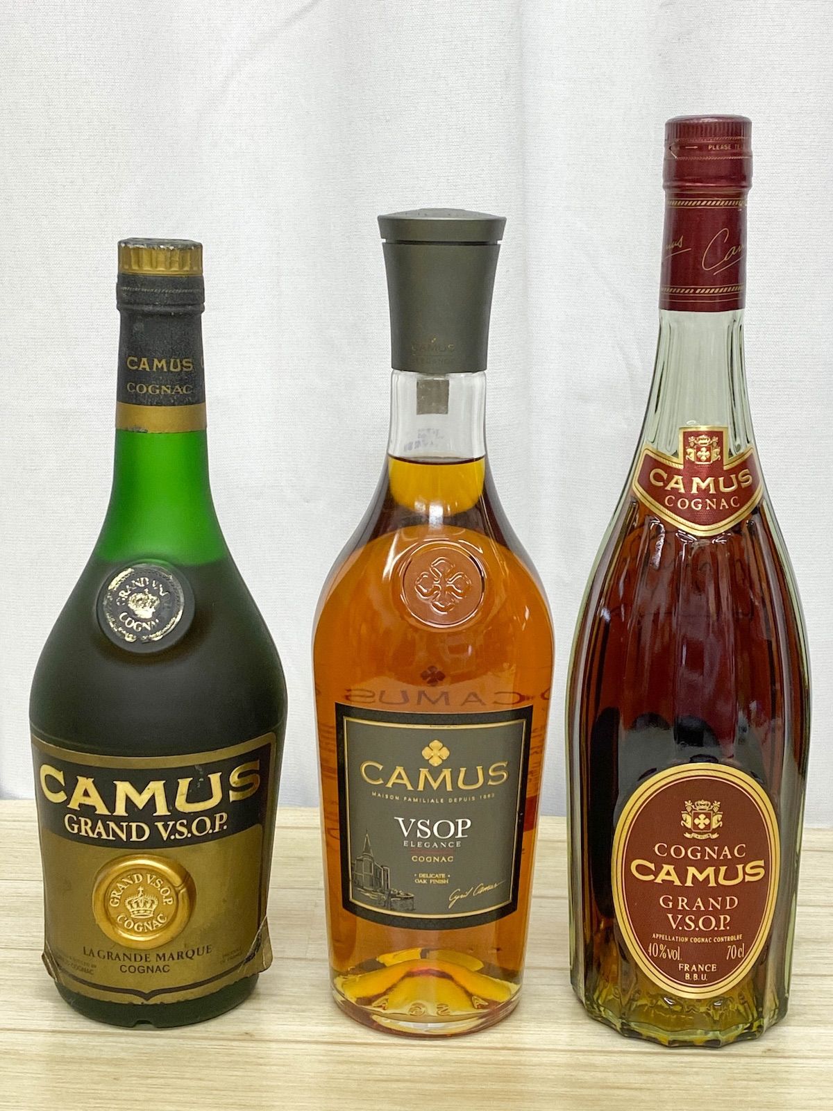 YB073】未開栓 ブランデー 3本セット カミュ CAMUS VSOP 700ml 40度