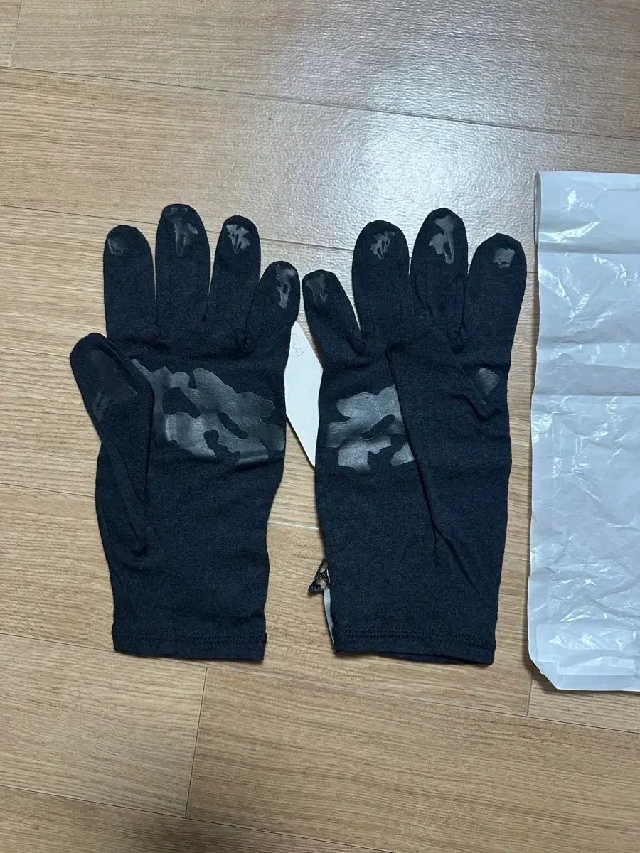 ポータルランニング 手袋 ブラック S