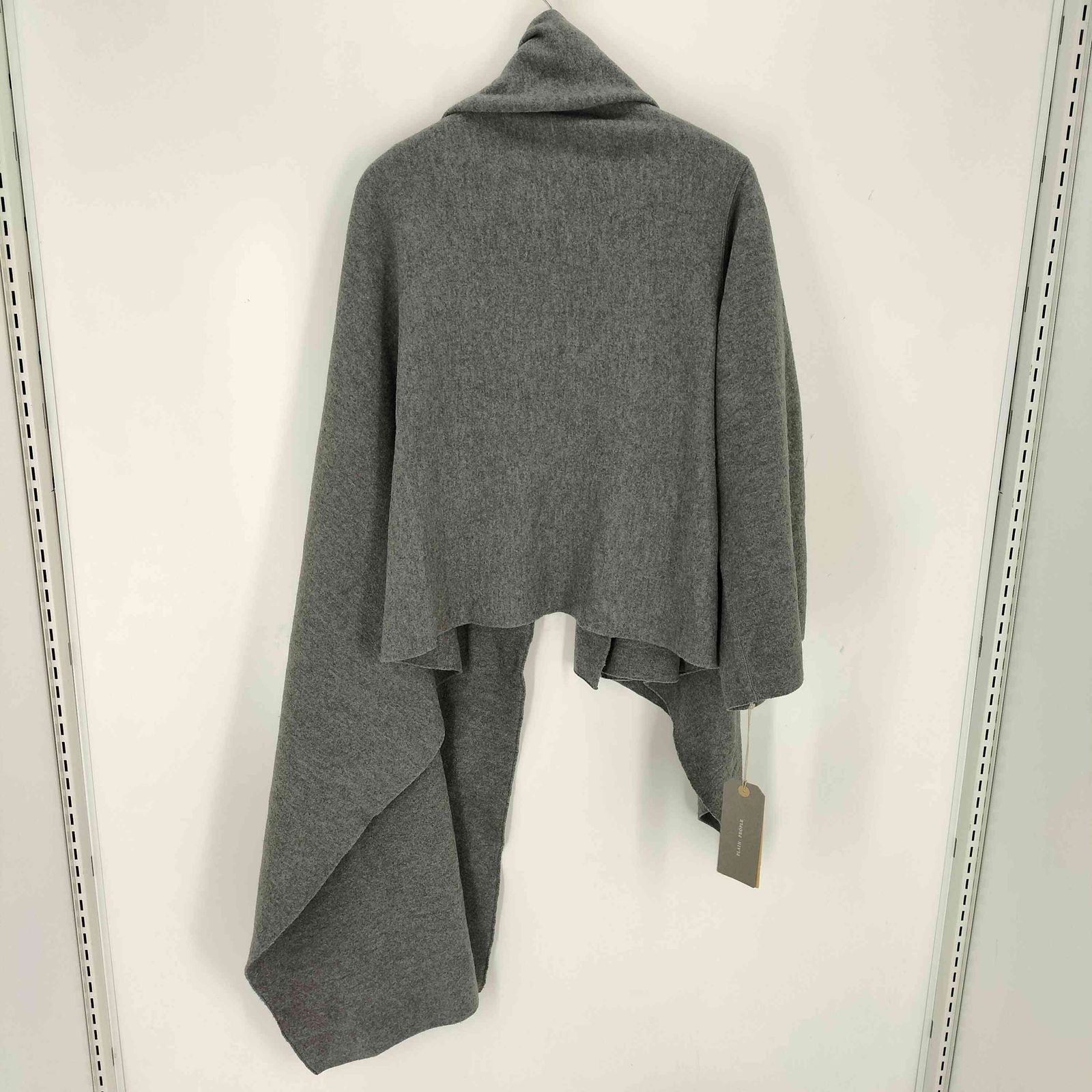 プレインピープル PLAIN PEOPLE ウールタートルポンチョ レディース 9