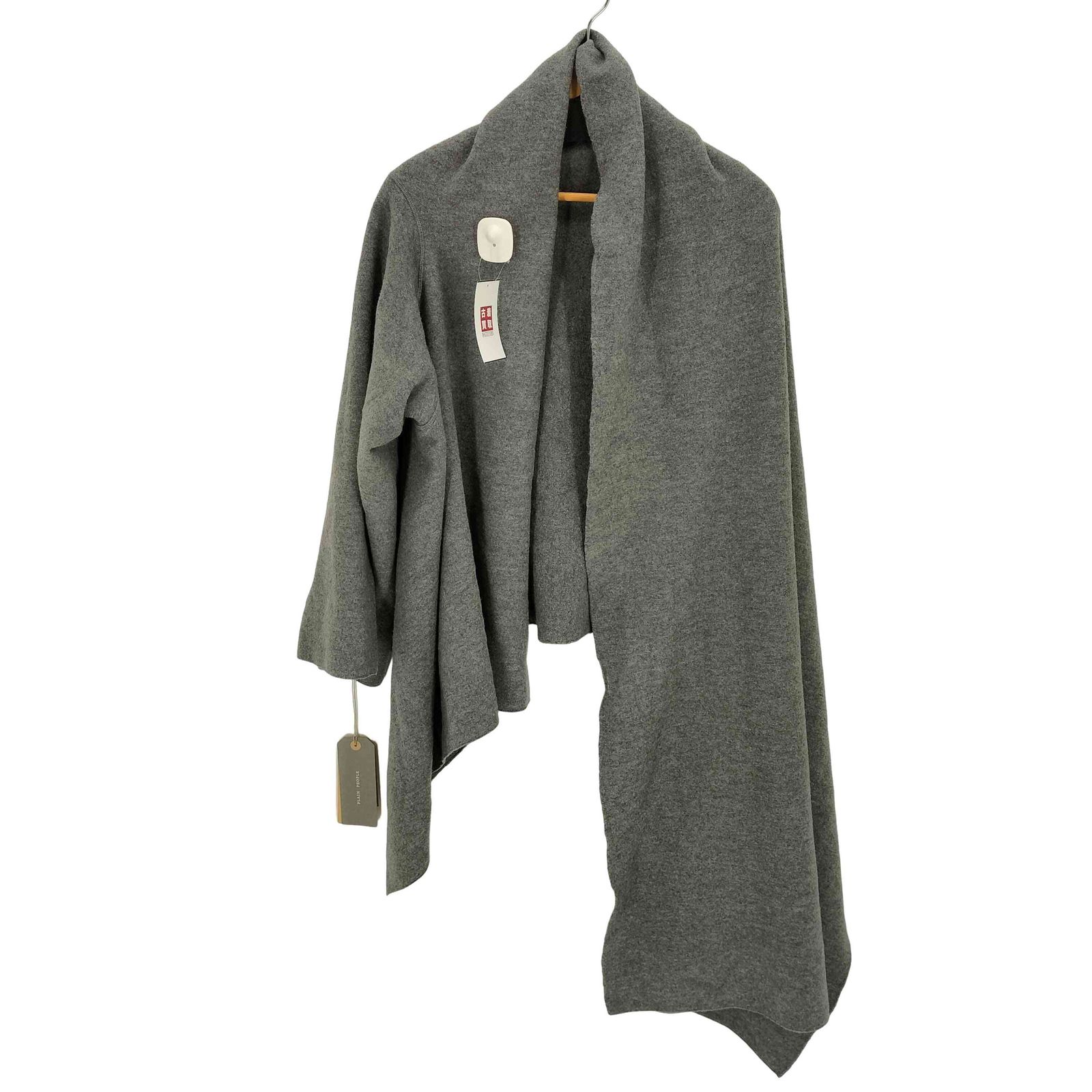 プレインピープル PLAIN PEOPLE ウールタートルポンチョ レディース 9
