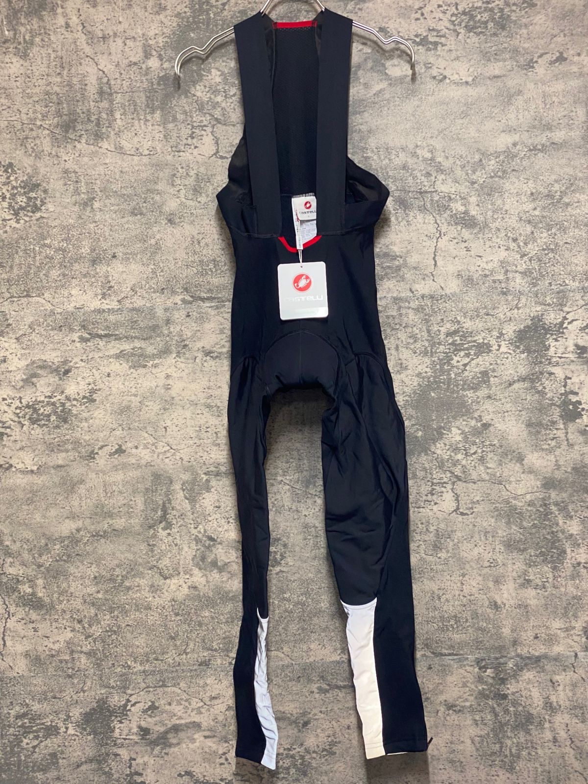JS 471 カステリ CASTELLI NANOFLEX PRO BTIGHT ビブタイツ 黒 S 裏起毛