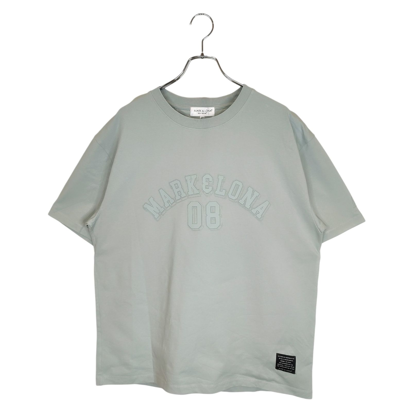 MARK-LONA マークアンドロナ ゴルフ 25 AW GENERAL Essential 08 Lounge Tee 半袖 Tシャツ MLM-5 C-AA 06 48 サックス メンズ