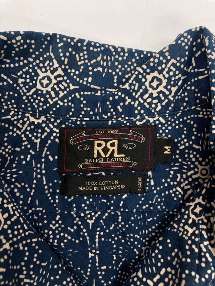 ダブルアールエル RRL 90s OPEN COLLAR SHIRT オープン カラー シャツ