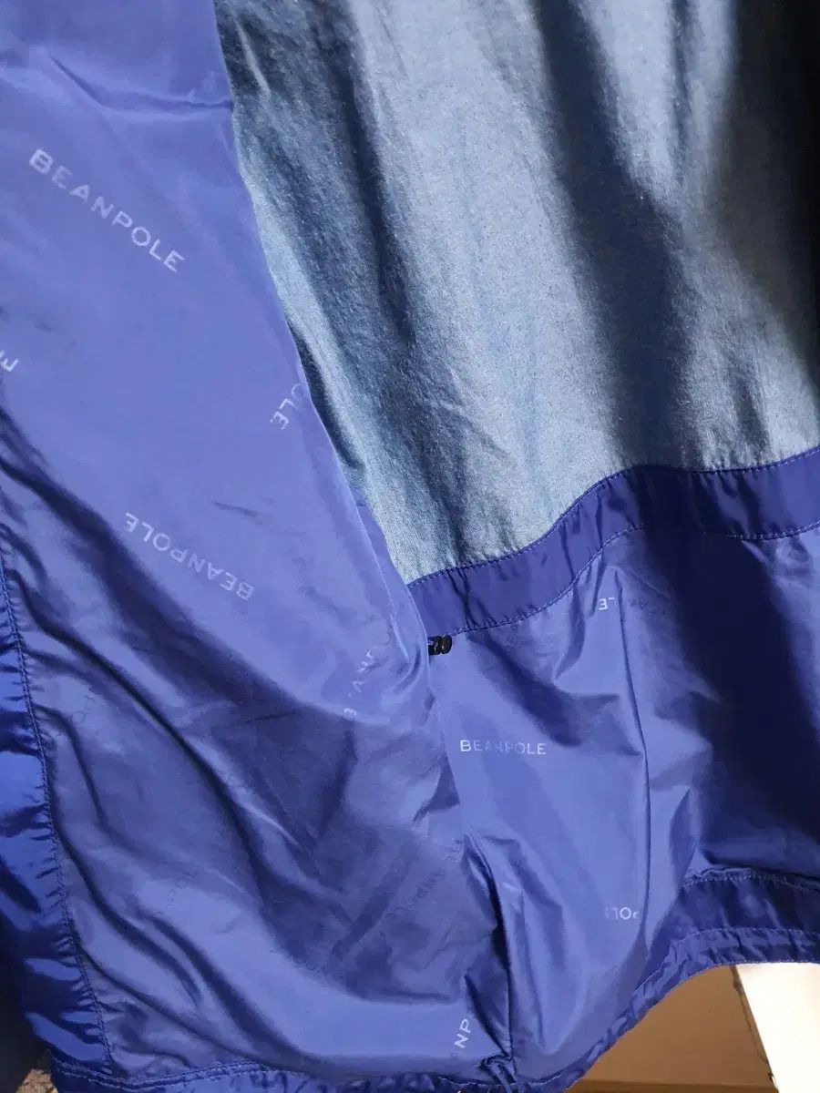 ++BEAN POLE ビーンポール ブルー フード ウインドブレーカー ジャケット beanpole 小学