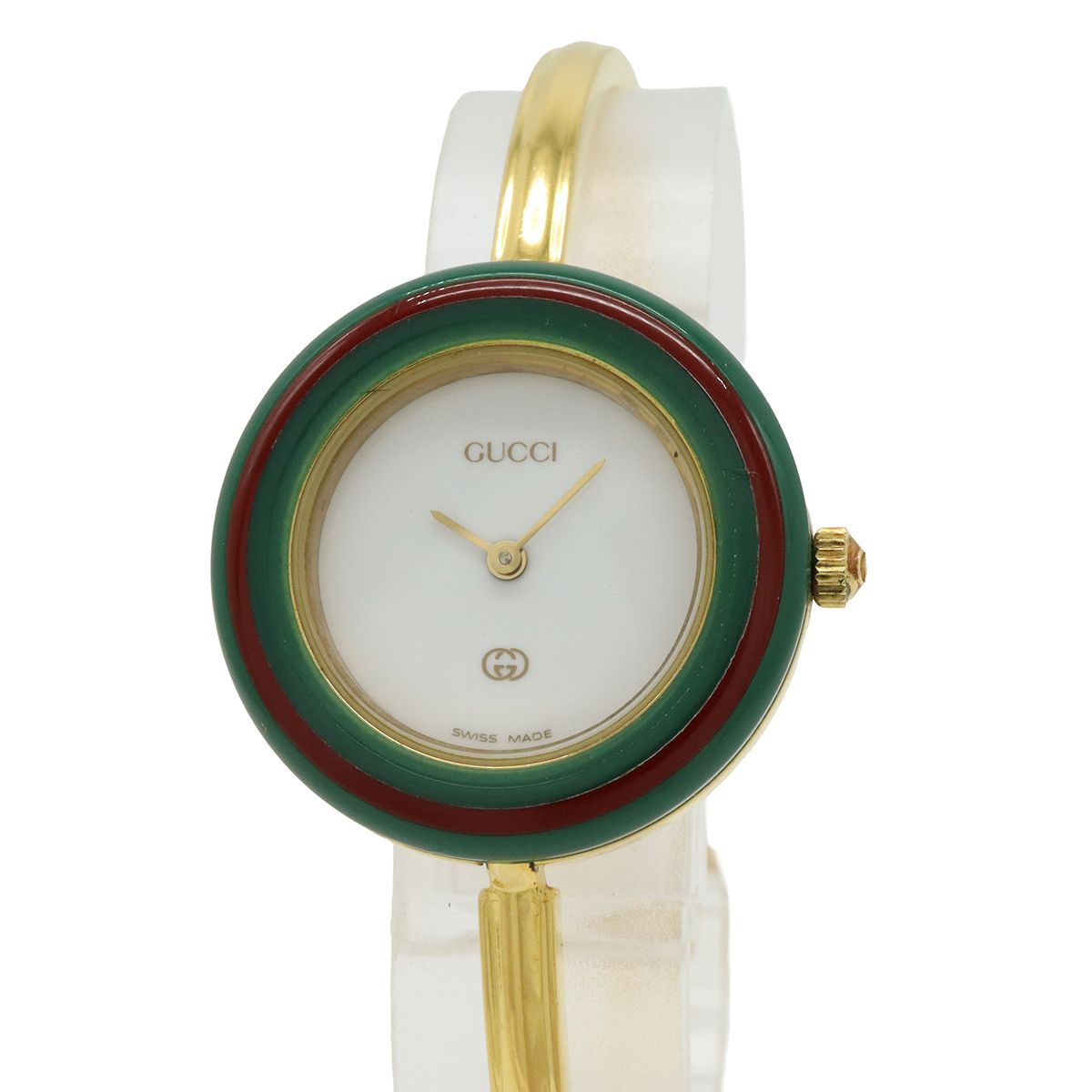 ❣️美品❣️グッチGUCCI レディース　シェル文字盤　11Pダイヤ　クォーツ腕時計 未使用 GUCCI グッチ ダイヤ付きシェル文字盤 レディース腕時計｜Yahoo