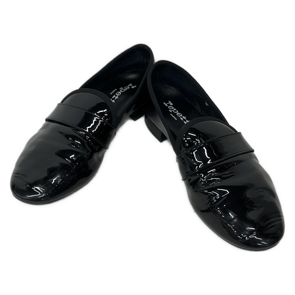 repetto レペット シューズ 38 1 2 レディース - 黒 レザー