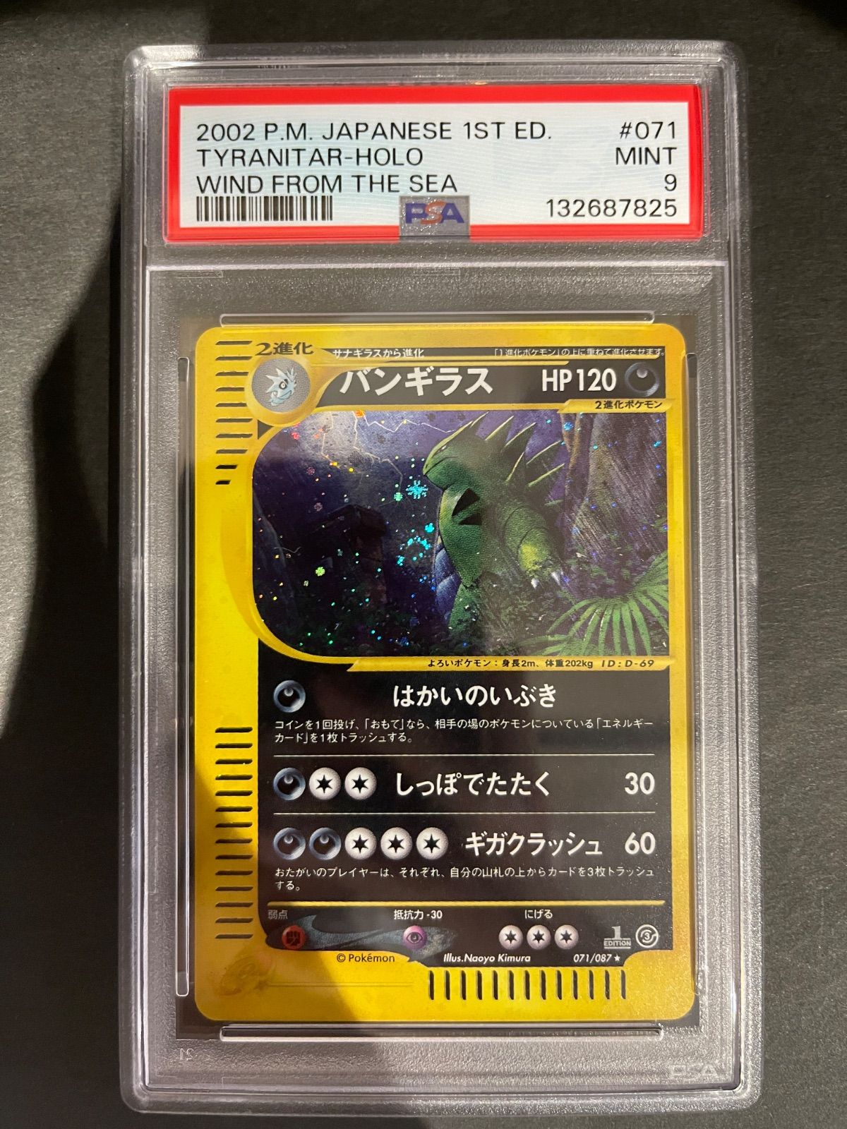バンギラス ポケモンカードe 1ed 海からの風 psa9バンギラス eカード