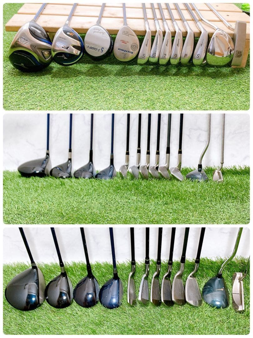 N5.ミズノ 初心者オススメ メンズセット ゴルフクラブ 12本 右利き