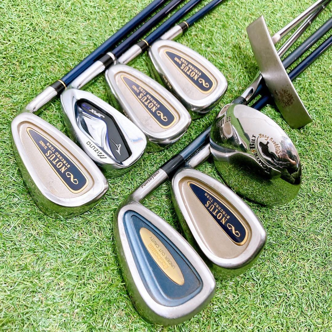 N5.ミズノ 初心者オススメ メンズセット ゴルフクラブ 12本 右利き