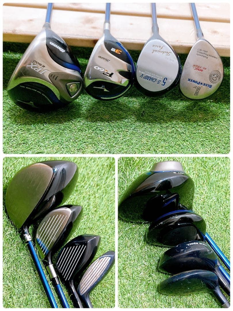 N5.ミズノ 初心者オススメ メンズセット ゴルフクラブ 12本 右利き