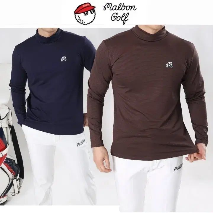 MALBON GOLF マルボンゴルフ 弱起毛 ハイネック