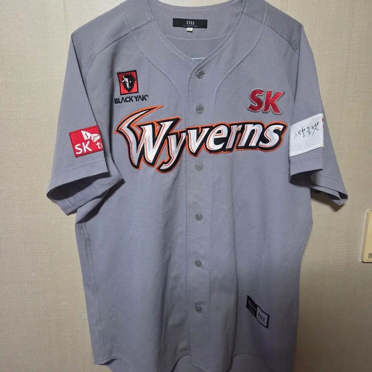 BLACK YAK ブラックヤク ロゴ SKワイバーンズ パク チョンゴン 110