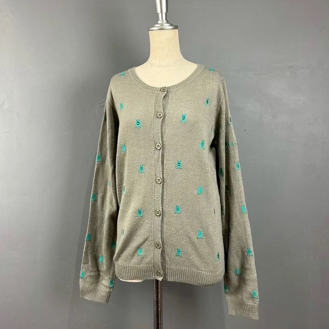 ゴルフバカ様美品 パーリーゲイツ ロゴ刺繍 総柄 ウール ニット L ニコちゃん ゴルフバカ様美品 パーリーゲイツ ロゴ刺繍 総柄 ウール ニット L ニコ