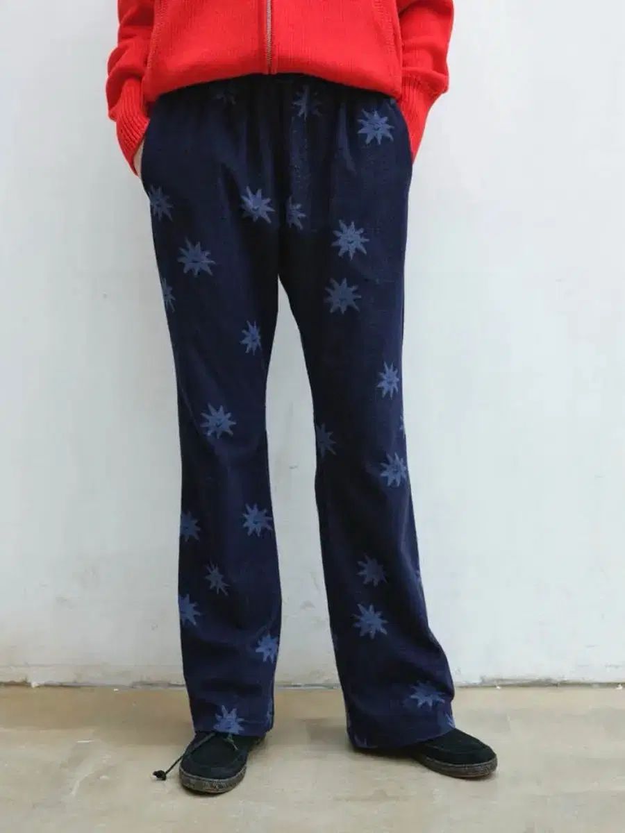 エンゾーブルース テリー ブーツカット パンツ