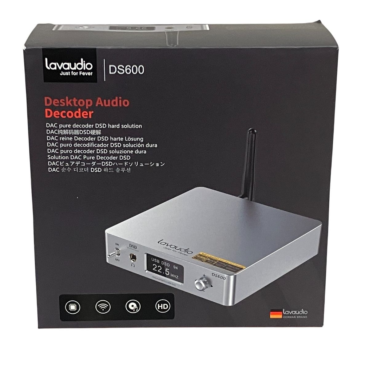  Lavaudio DS 600 HiFi USB DAC ヘッドホンアンプ Bluetooth 5 0 LDAC対応 DSD 512 音響機材 ヘッドホンアンプ ヘッドホンアンプ DAC