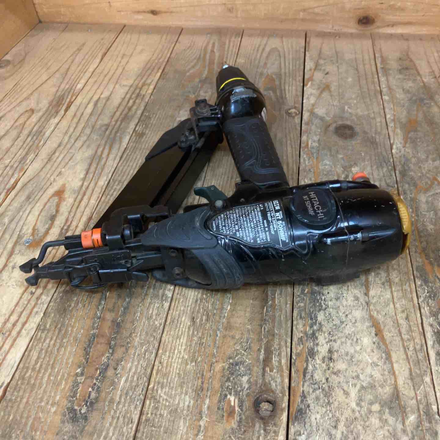 中古】日立 HITACHI NT50HMF 高圧フロア用釘打機 ブラッドネイラ 50mm