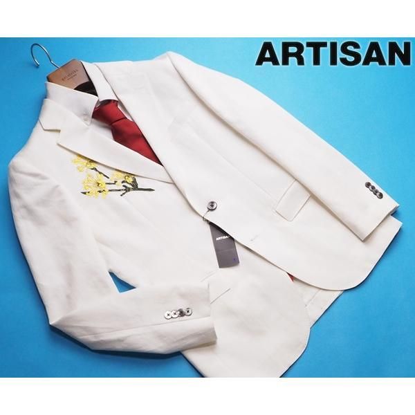 新品定価10.5万円 ARTISAN アルチザン 日本製 春夏 立体花刺繍 