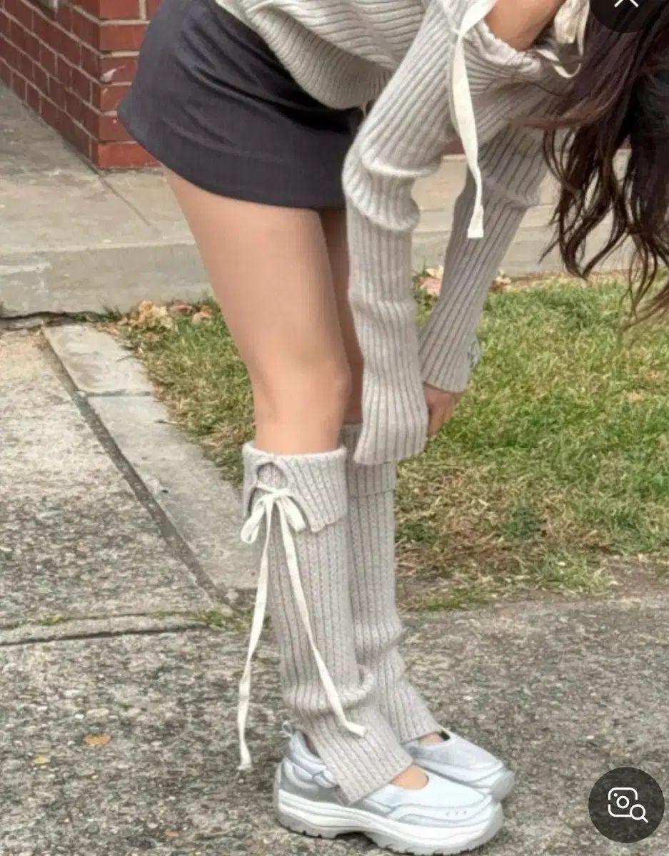  GLOWNY レッグウォーマー オートミール ストッキング レッグウェア