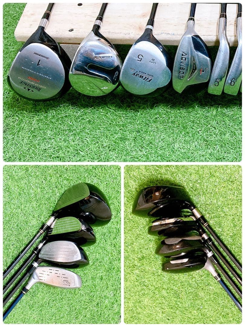 【初心者様推奨‼】ブリヂストン メンズ ゴルフクラブ 初心者セット 13本 S H7.ブリヂストン 初心者オススメ メンズセット ゴルフクラブ 13本 右