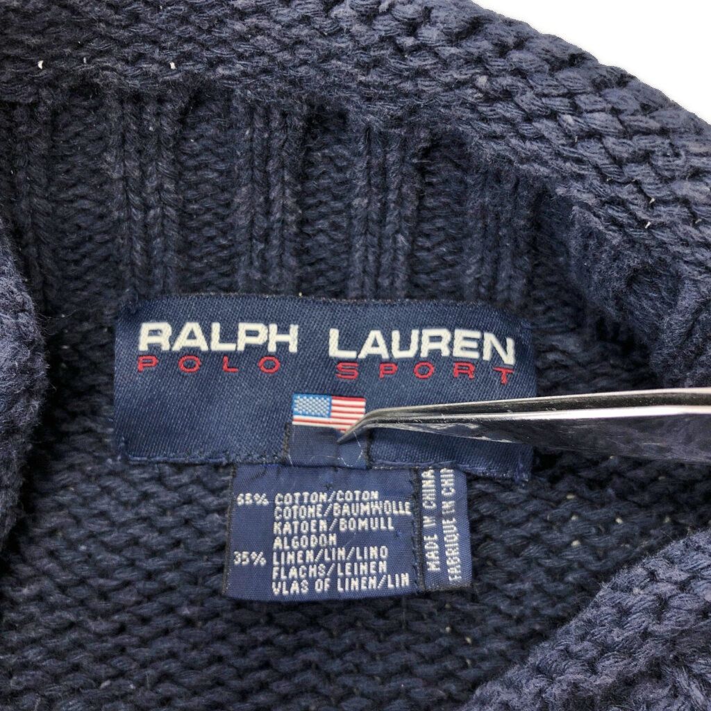 90年代 POLO SPORT ポロスポーツ ラルフローレン 星条旗 コットン